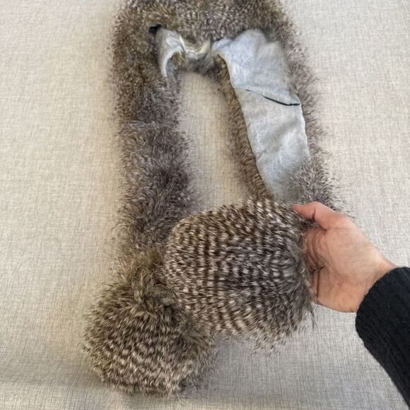 SpiritHoods Night Owl Faux Fur scarf hat hood - Picture 7 of 12